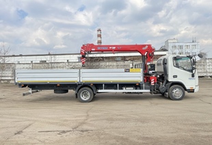 JAC N90-L (9т) КМУ SKYWAY SK508 (3,2т) БОРТ СТАЛЬ 6,2×2,55×0,6 м
